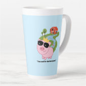 Zu cool für die knabenhafte Zitat-Riesen-Kaffee-Ta Milchtasse (Rechte Ecke)