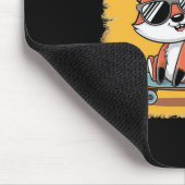 Zu cool für die Schule Trendiger Skateboarding Fuc Mousepad (Ecke)
