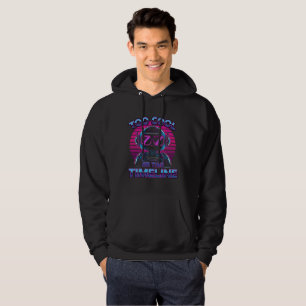Zu Cool für diese Zeitachse - Retro Neon Robot T-S Hoodie