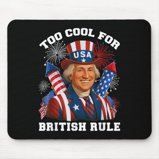 Zu Cool für George Washington, 4. Mousepad (Vorne)