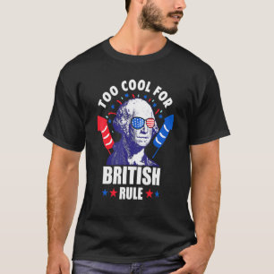 Zu Cool für George Washington Fun 4t der britische T-Shirt