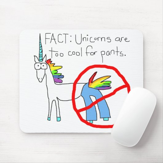 Zu cool für Hosen Mousepad (Mit Mouse)