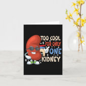 zu Cool für nur eine Nierentransplantation Nierent Karte (Gelbe Blume)