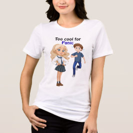 Zu cool für Panik Tri-Blend Shirt