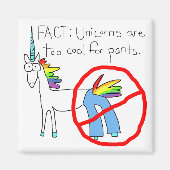 zu Cool für Pflanzen Magnet (Vorne)