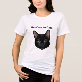 "Zu Cool für Pflege - Trendy Attitude Design" Tri-Blend Shirt