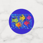 ZU COOL FÜR SCHULFISCHKONFETTI KONFETTI (Klein Vorderseite)