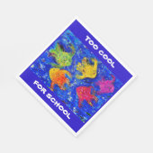 ZU COOL FÜR SCHULNAPKINS SERVIETTE (Ecke)