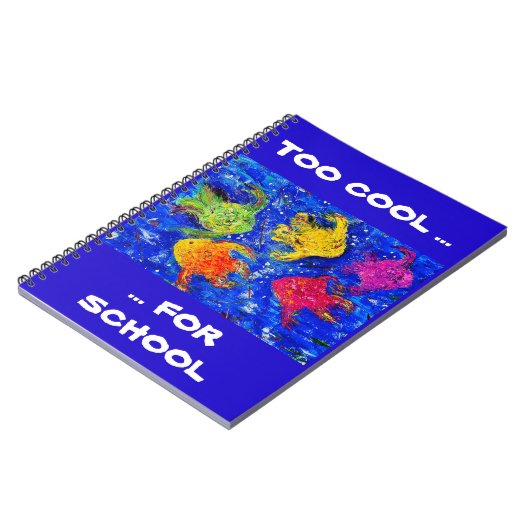 ZU COOL FÜR SCHULNOTEBOOK NOTIZBLOCK (Linke Seite)