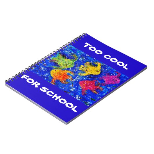 ZU COOL FÜR SCHULNOTEBOOK NOTIZBLOCK (Linke Seite)