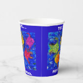 ZU COOL FÜR SCHULPAPIERKUPPEN PAPPBECHER (Rechts)