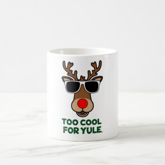 Zu Cool für Weihnachten Funny Christmas Rentier Ta Kaffeetasse