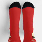 Zu cool für Weihnachtsstrümpfe Socken (Oben)