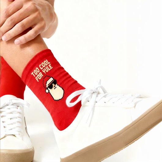 Zu cool für Weihnachtsstrümpfe Socken