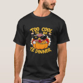 Zu cool fürs Abendessen – Lustiger Truthahn mit So T-Shirt (Vorderseite)