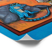 "Zu Cool" Poster für Familienzimmer, Kinder! (Ecke)