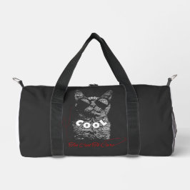 Zu cool, um Katzen-Typografie zu beachten Duffle Bag