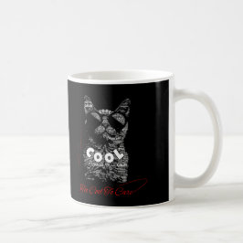 Zu cool, um Katzen-Typografie zu beachten Kaffeetasse