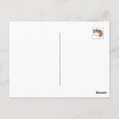 Zu Cool, um sich zu kümmern, zu leicht zu bewegen  Postkarte (Rückseite)