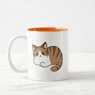 Zu Cool, um sich zu kümmern, zu leicht zu bewegen Zweifarbige Tasse