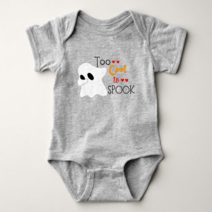 Zu Cool, um zu sprechen   Halloween Baby Bodysuit Strampler