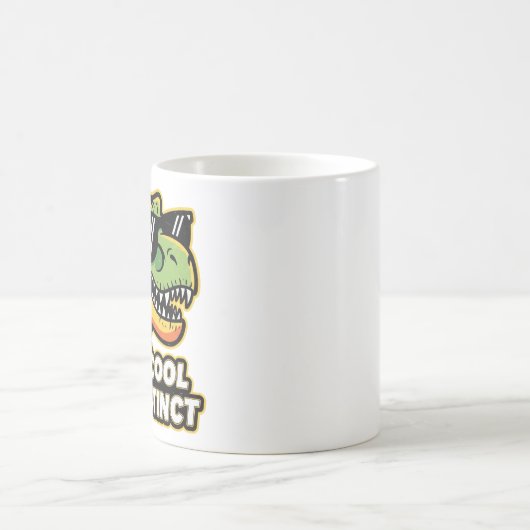 Zu Cool zum Aussterben Kaffeetasse (Mittel)