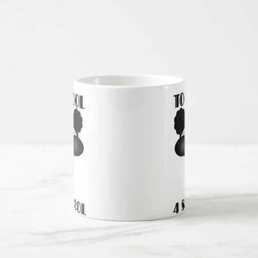 Zu Coole 4-Schule Kaffeetasse (Mittel)