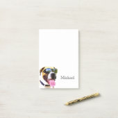 Zu coole Hundeliebhaber Post-it Klebezettel (Auf Schreibtisch)