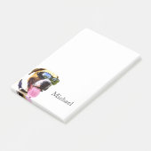 Zu coole Hundeliebhaber Post-it Klebezettel (angewinkelt)