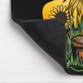 Zu Coole Sonnenblume Mousepad (Ecke)