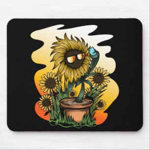 Zu Coole Sonnenblume Mousepad