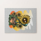 Zu Coole Sonnenblume Puzzle (Horizontal)
