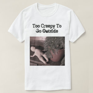 Zu Creepy außerhalb des T - Shirt der Männer geh