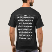 ZU DAS BESTE SEIN T-Shirt (Rückseite)