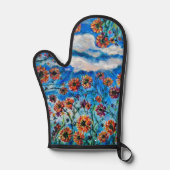 Zu den Bereichen der Blume Ofenhandschuh (Vorderseite)