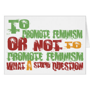 Zu den Feminismus fördern