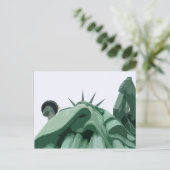 Zu den Füßen der Freiheit Postkarte (Stehend Vorderseite)