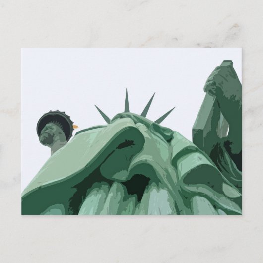 Zu den Füßen der Freiheit Postkarte (Vorderseite)