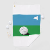 ZU DEN GRÜNTÖNEN GOLFHANDTUCH (Insitu)