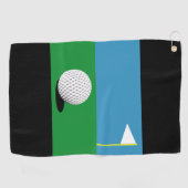 ZU DEN GRÜNTÖNEN GOLFHANDTUCH (Horizontal)