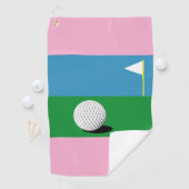 ZU DEN GRÜNTÖNEN GOLFHANDTUCH (Insitu)