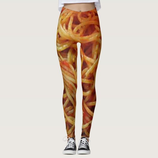 Zu den Liebe-Spaghettis Leggings (Vorderseite)