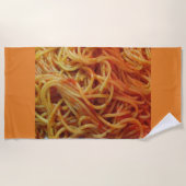 Zu den Liebe-Spaghettis Strandtuch (Vorderseite)