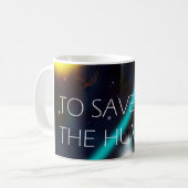 Zu den Menschen Tasse retten (Vorderseite Links)