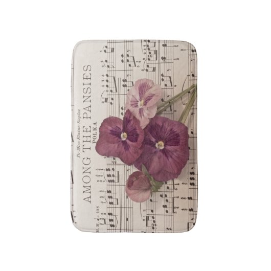 Zu den Stiefmütterchen Badematte (Vorderseite Vertikal)