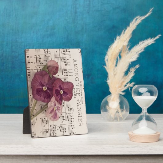 Zu den Stiefmütterchen Fotoplatte (Seite)