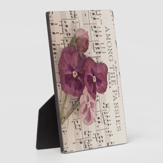 Zu den Stiefmütterchen Fotoplatte (Seite)