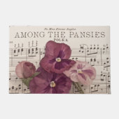 Zu den Stiefmütterchen  Fußmatte (Vorderseite)