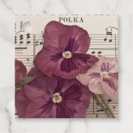 Zu den Stiefmütterchen Geschenkanhänger