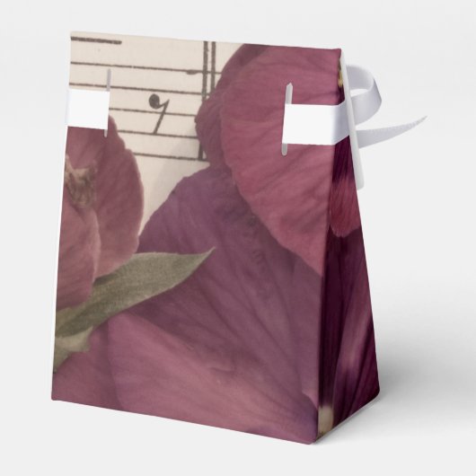 Zu den Stiefmütterchen Geschenkschachtel (Rückseite)